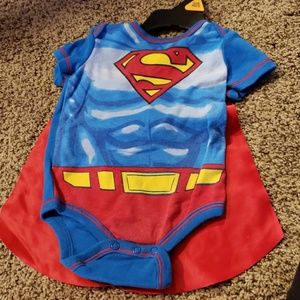 Superman onesie with cape